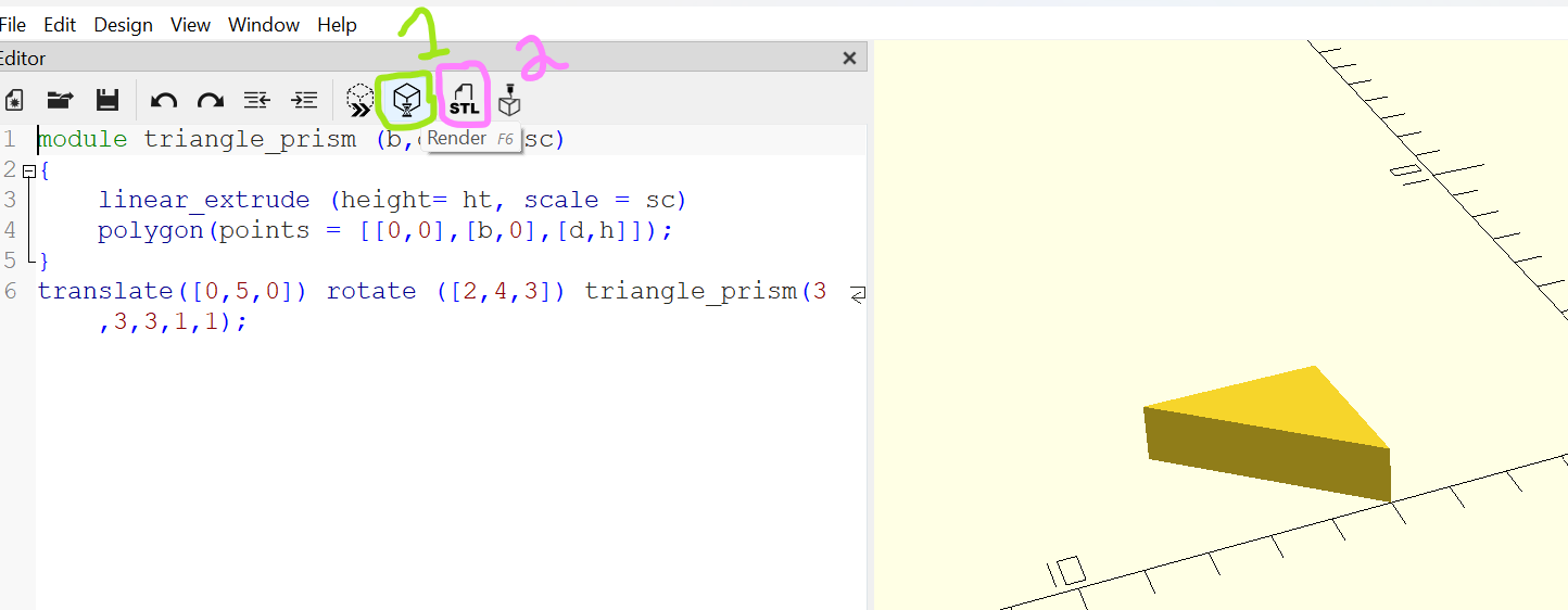 Convert into an STL file